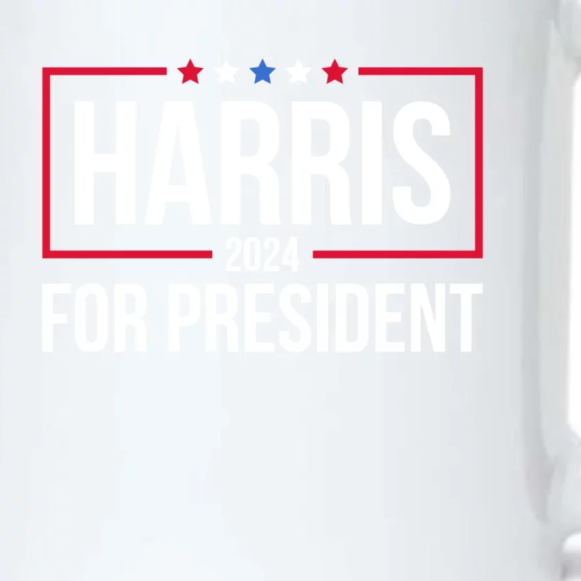 Kamala Harris 2024 Us Flag Democratic President Gift Black Color Changing Mug