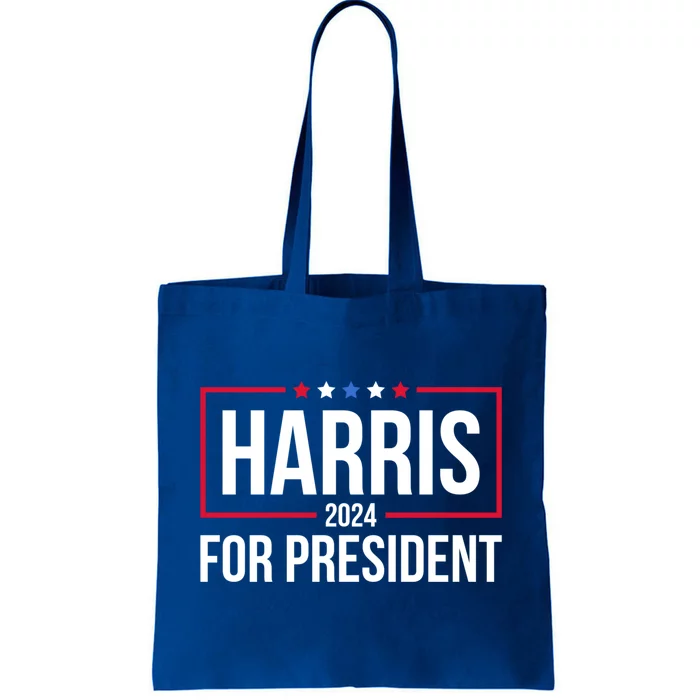 Kamala Harris 2024 Us Flag Democratic President Gift Tote Bag