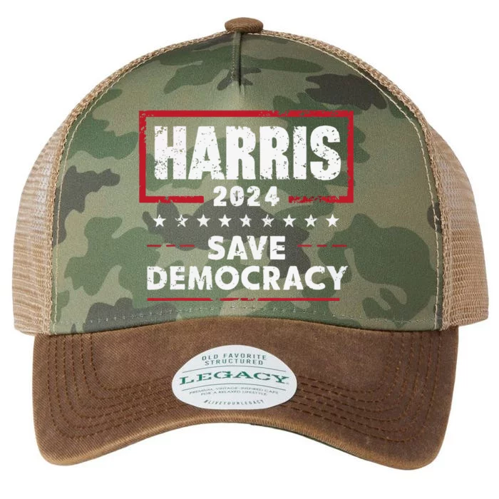 Kamala Harris 2024 Us Democratic President Retro Vintage Legacy Tie Dye Trucker Hat