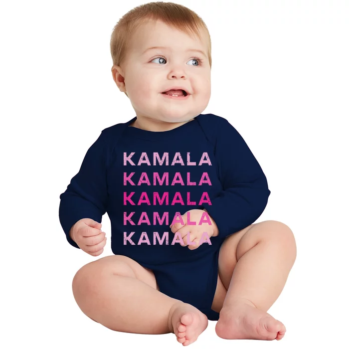 Kamala Harris 2024 S Vote Campaign Support Gift Baby Long Sleeve Bodysuit