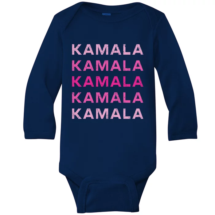 Kamala Harris 2024 S Vote Campaign Support Gift Baby Long Sleeve Bodysuit