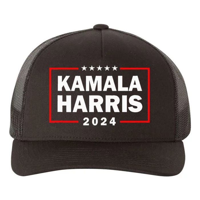 Kamala Harris 2024 Retro Usa Political President Election Yupoong Adult 5-Panel Trucker Hat