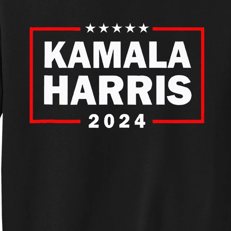 Kamala Harris 2024 Retro Usa Political President Election Tall Sweatshirt