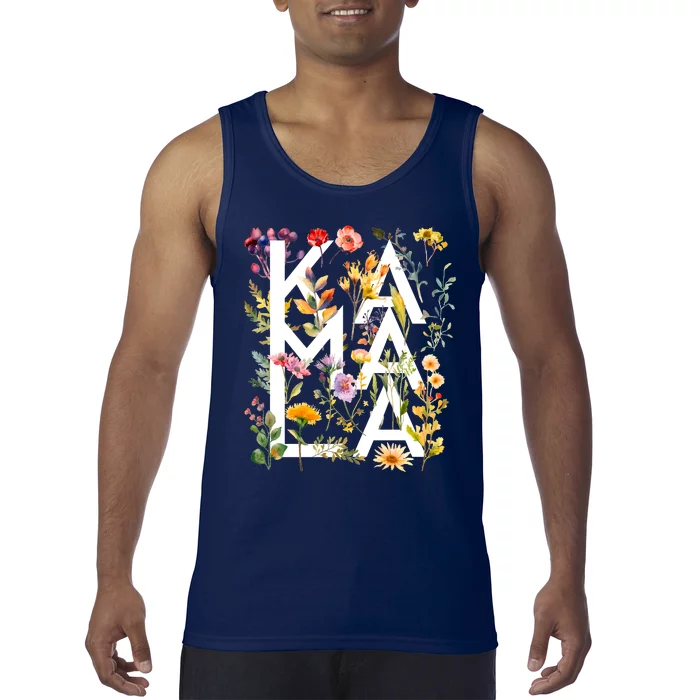 Kamala Harris 2024 Election Floral Flowers Tank Top