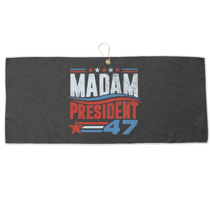 Kamala Harris 2024 For President Election Campaign Large Microfiber Waffle Golf Towel