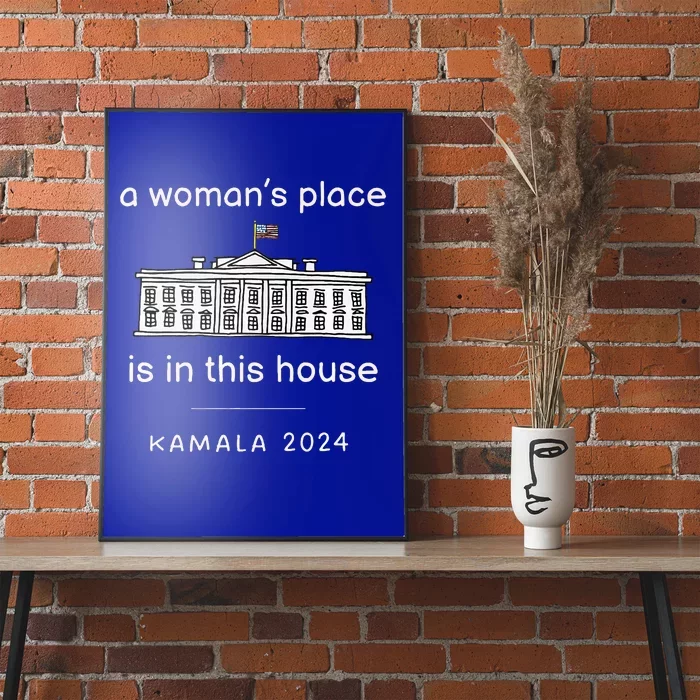 Kamala Harris 2024 Feminist Vote White House Poster