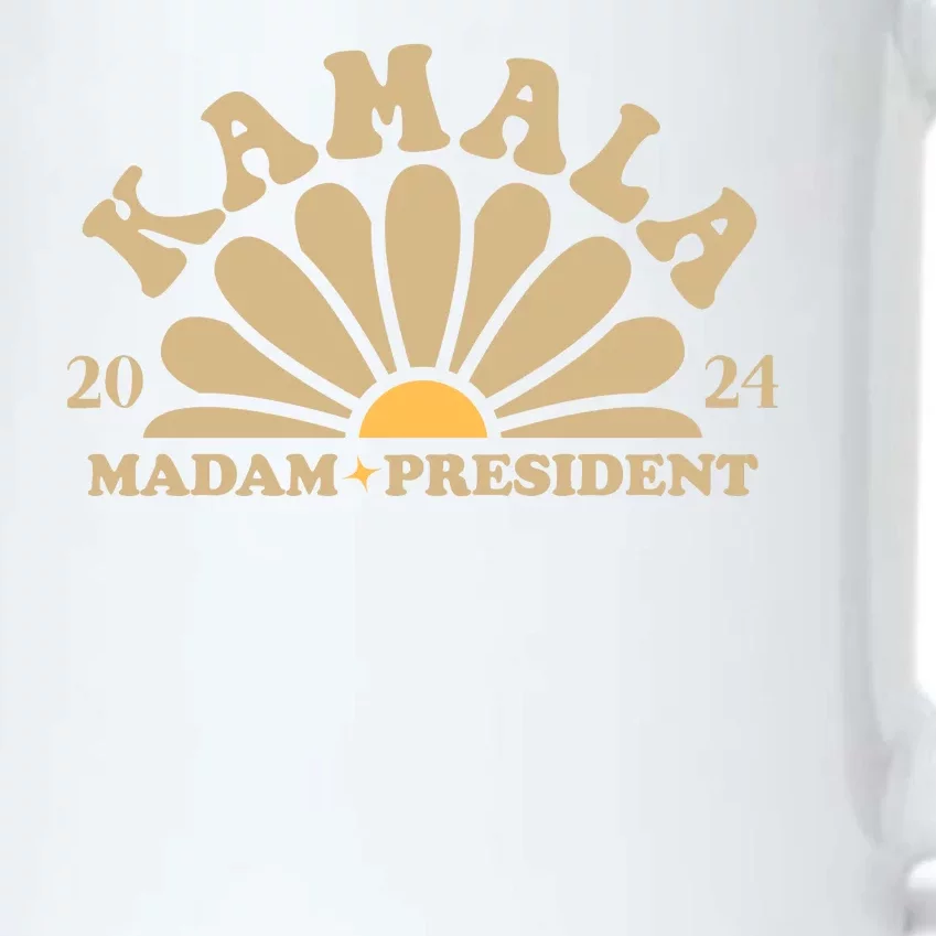 Kamala Harris 2024 Madam President Sunflower Black Color Changing Mug