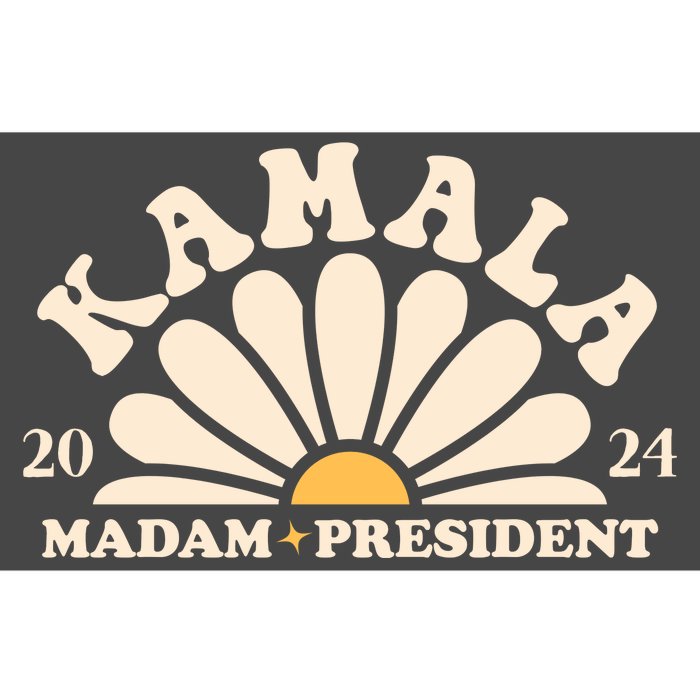 Kamala Harris 2024 Madam President Sunflower Bumper Sticker