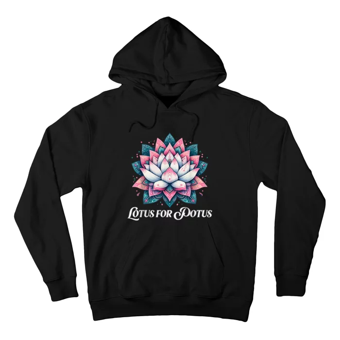 Kamala Harris 2024 Presidential Campaign American Lotus Hoodie