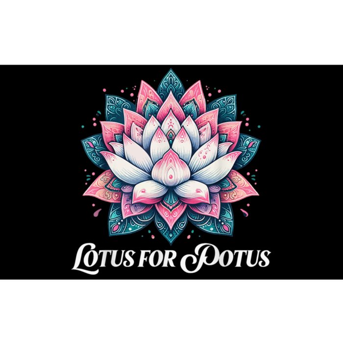 Kamala Harris 2024 Presidential Campaign American Lotus Bumper Sticker