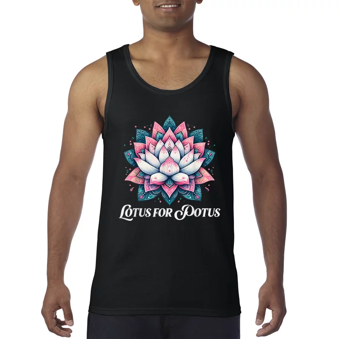 Kamala Harris 2024 Presidential Campaign American Lotus Tank Top