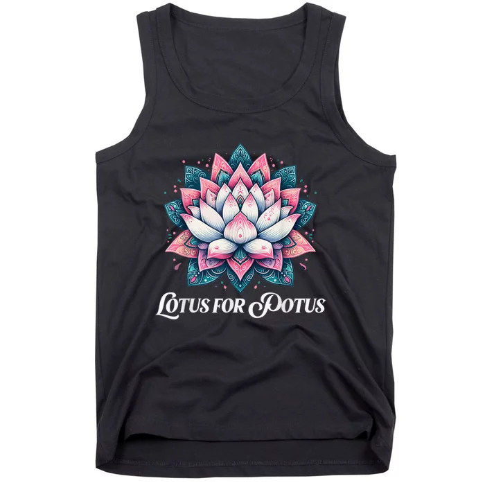 Kamala Harris 2024 Presidential Campaign American Lotus Tank Top