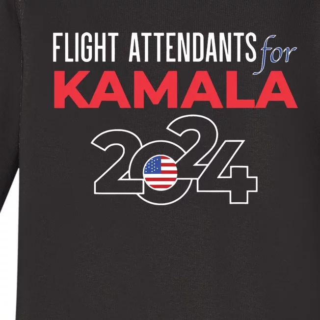 Kamala Harris 2024 For President Baby Long Sleeve Bodysuit