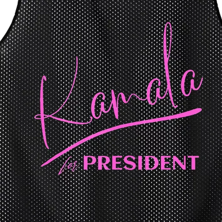 Kamala Harris 2024 Kamala For President Signature Style Mesh Reversible Basketball Jersey Tank