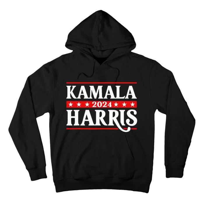 Kamala Harris 2024 Retro Election 2024 Political Patriotic Tall Hoodie