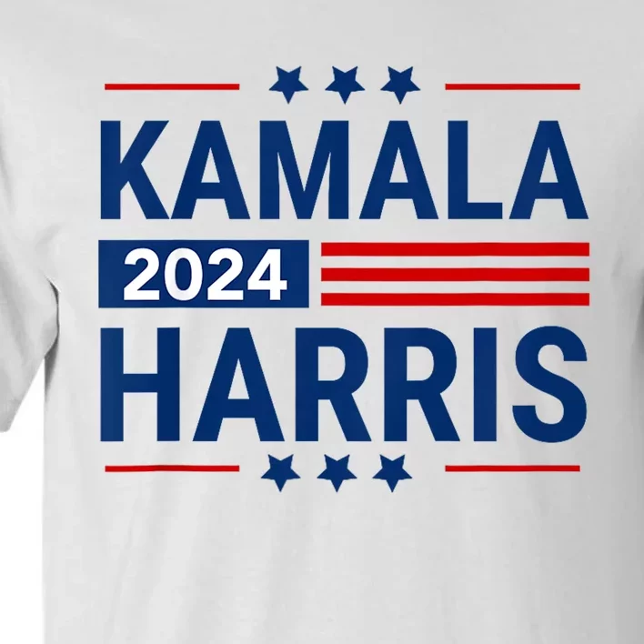 Kamala Harris 2024 Support First Presidente Usa Tall T-Shirt