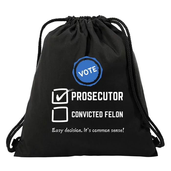 Kamala Harris 2024 Prosecuter Drawstring Bag