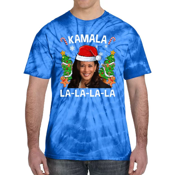 Kamala Harris 2024 Christmas Comma La Tie-Dye T-Shirt