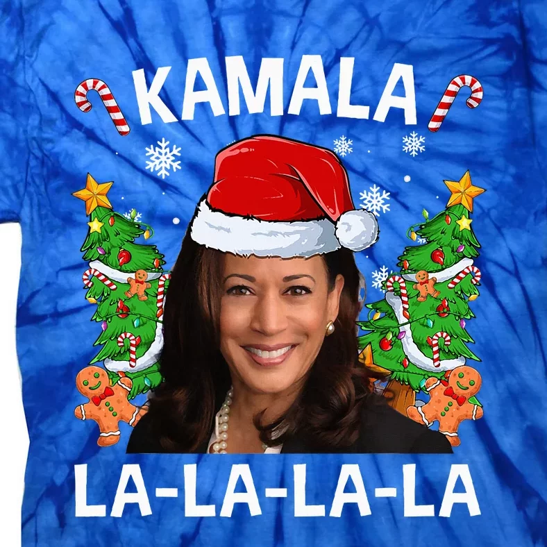 Kamala Harris 2024 Christmas Comma La Tie-Dye T-Shirt