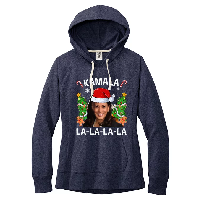 Kamala Harris 2024 Christmas Comma La Women's Fleece Hoodie