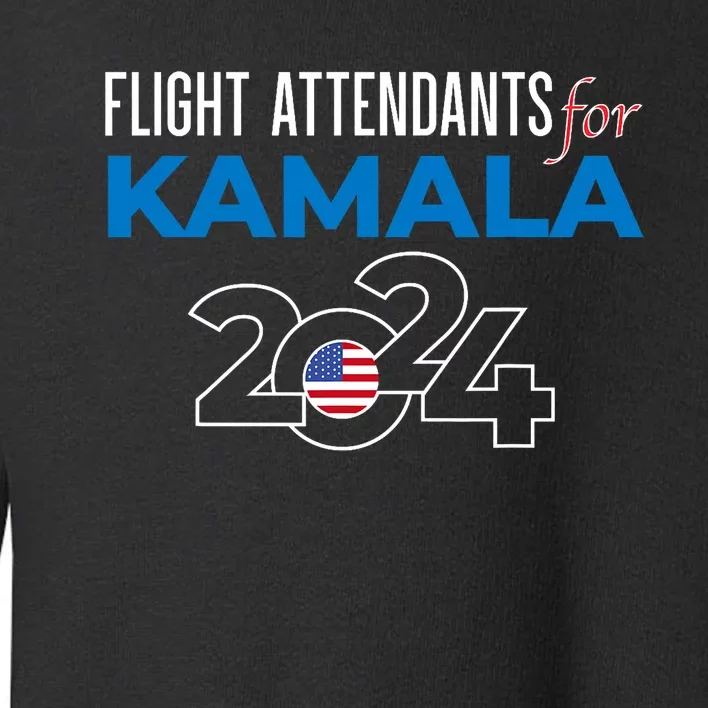 Kamala Harris 2024 For President Toddler Sweatshirt