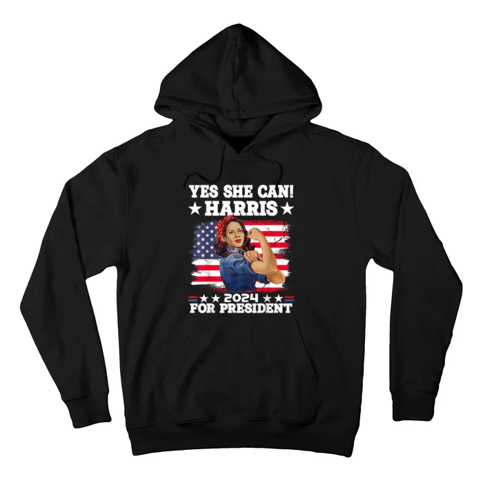 Kamala Harris 2024 President Election Kamala Yes She Can Hoodie