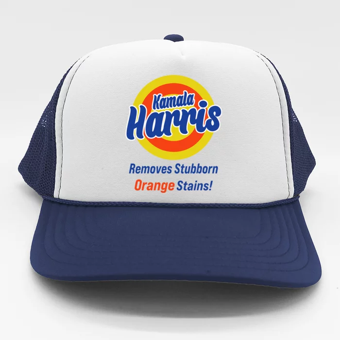 Kamala Harris 2024 Removes Stubborn Orange Stains Trucker Hat