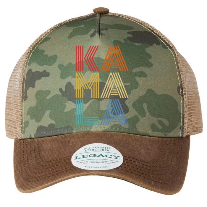 Kamala Harris 2024 Vintage Retro Style Legacy Tie Dye Trucker Hat