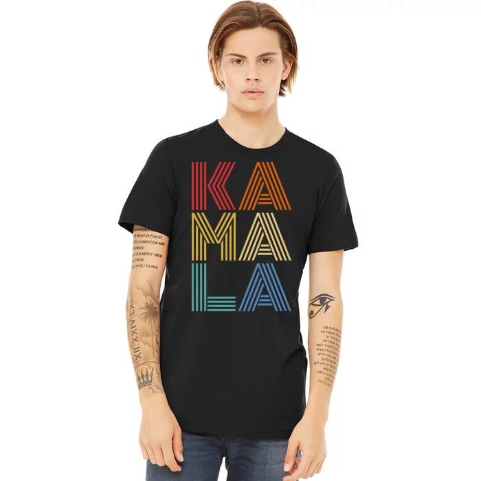 Kamala Harris 2024 Vintage Retro Style Premium T-Shirt