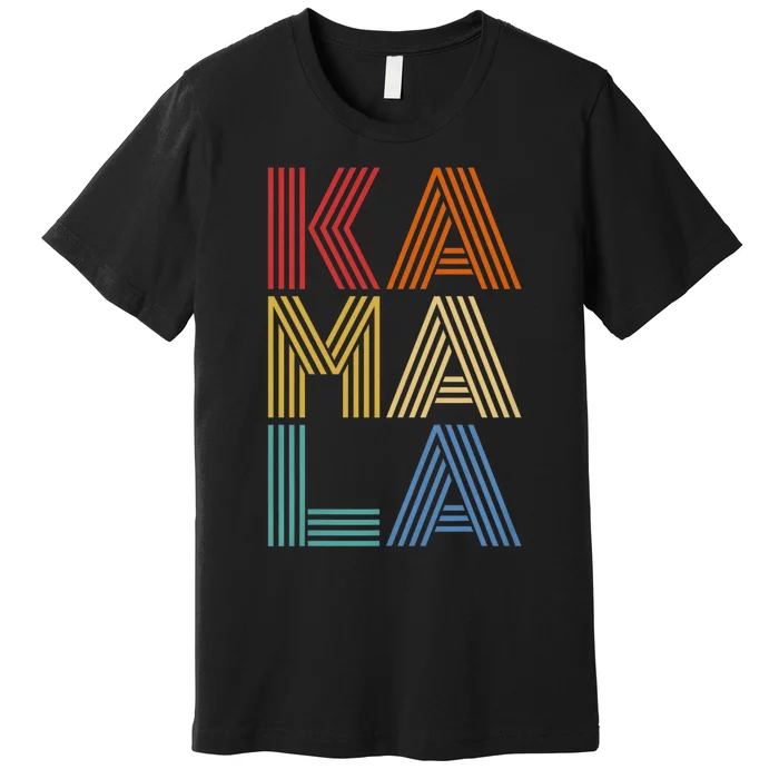 Kamala Harris 2024 Vintage Retro Style Premium T-Shirt