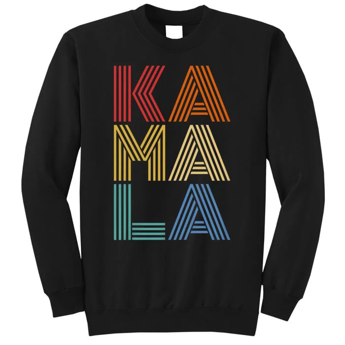 Kamala Harris 2024 Vintage Retro Style Tall Sweatshirt