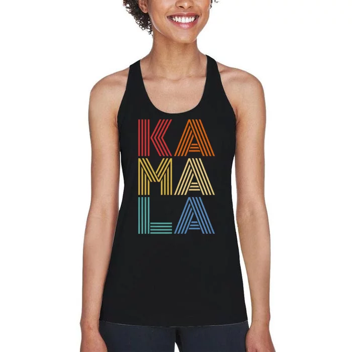 Kamala Harris 2024 Vintage Retro Style Women's Racerback Tank