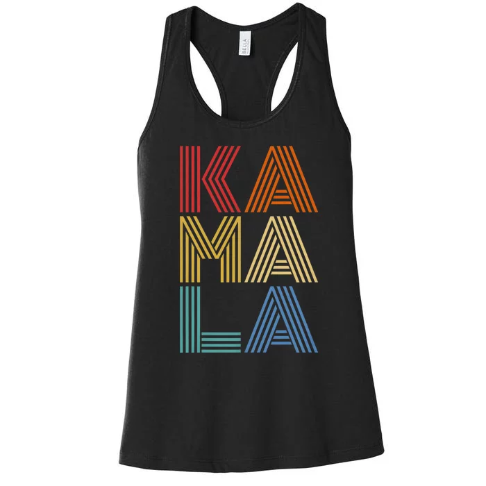 Kamala Harris 2024 Vintage Retro Style Women's Racerback Tank