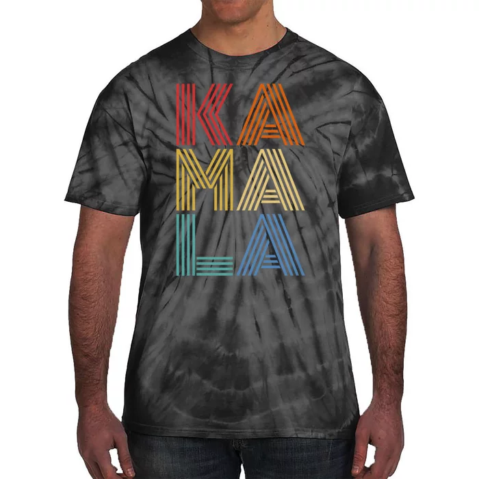 Kamala Harris 2024 Vintage Retro Style Tie-Dye T-Shirt