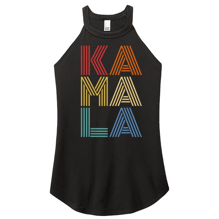 Kamala Harris 2024 Vintage Retro Style Women’s Perfect Tri Rocker Tank