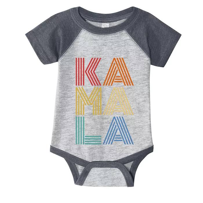 Kamala Harris 2024 Vintage Retro Style Infant Baby Jersey Bodysuit