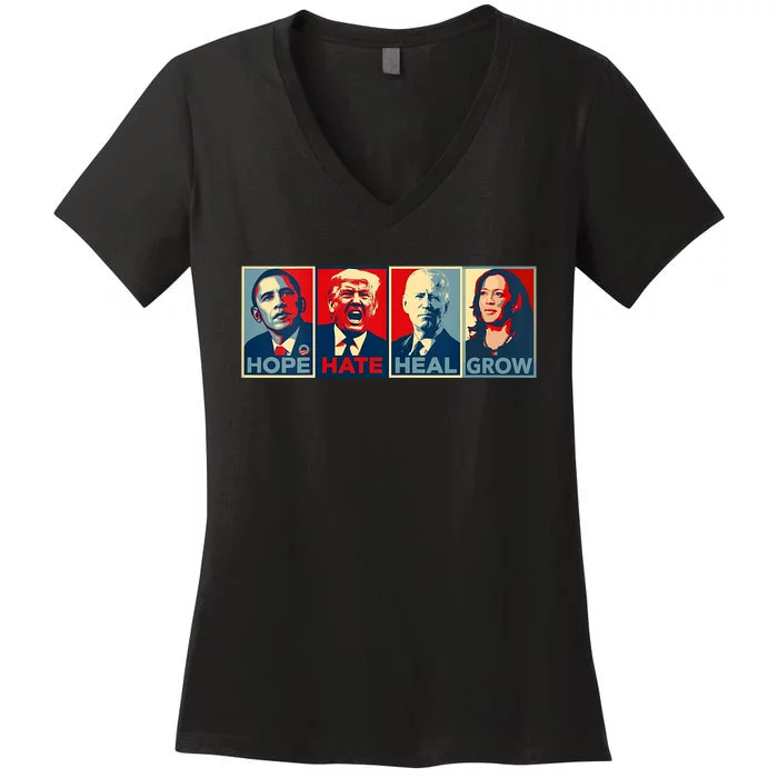 Kamala Harris 2024 Support Women's V-Neck T-Shirt