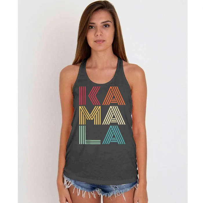 Kamala Harris 2024 Presidential Election Women's Knotted Racerback Tank