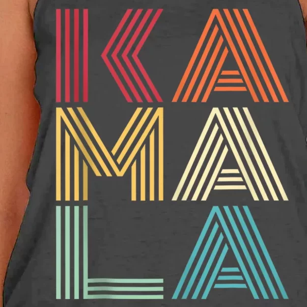 Kamala Harris 2024 Presidential Election Women's Knotted Racerback Tank