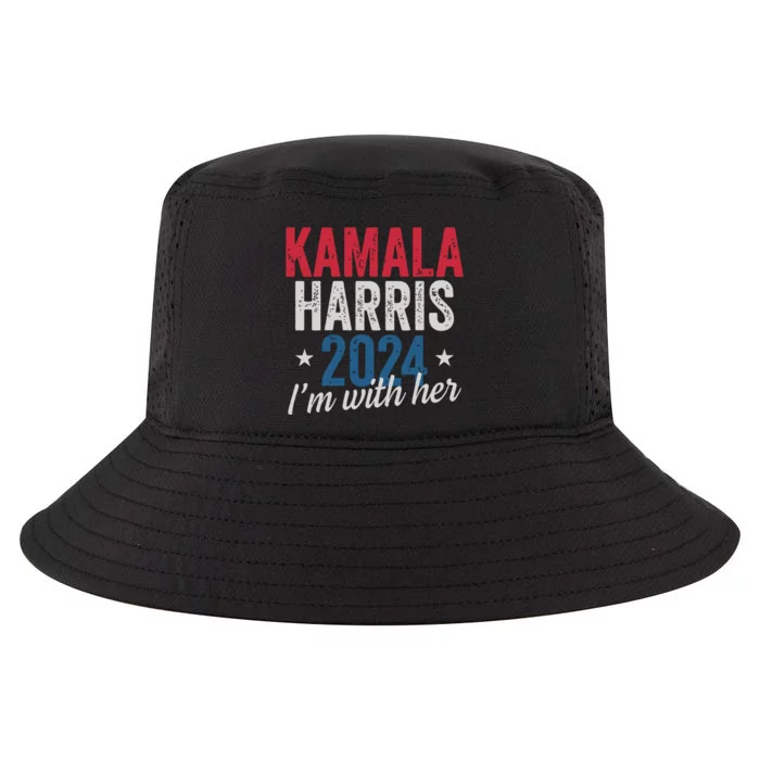 Kamala Harris 2024 Support Im With Her Kamala Harris 2024 Cool Comfort Performance Bucket Hat