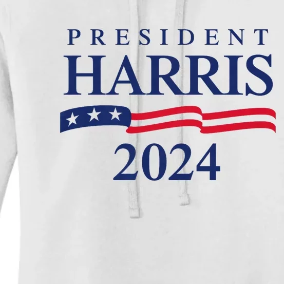 Kamala Harris 2024 President Harris 2024 Women's Pullover Hoodie