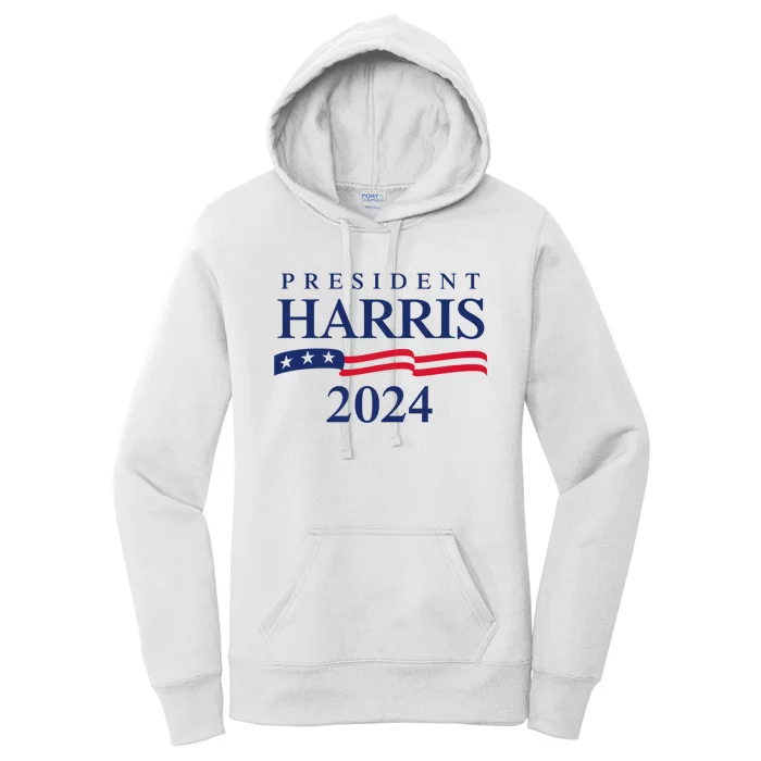 Kamala Harris 2024 President Harris 2024 Women's Pullover Hoodie