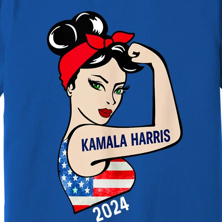 Kamala Harris 2024 President America Election Vote Women Premium T-Shirt