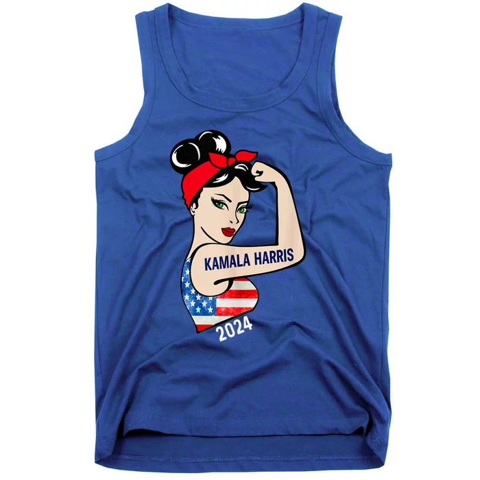 Kamala Harris 2024 President America Election Vote Women Tank Top