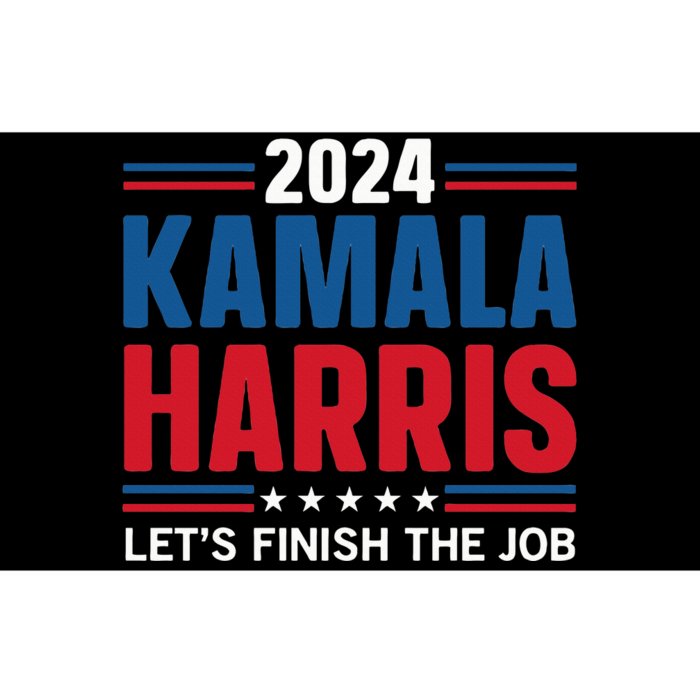 Kamala Harris 2024 LetS Finish The Job Bumper Sticker