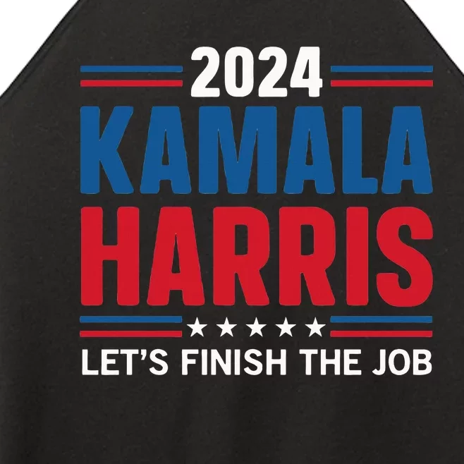 Kamala Harris 2024 LetS Finish The Job Women’s Perfect Tri Rocker Tank