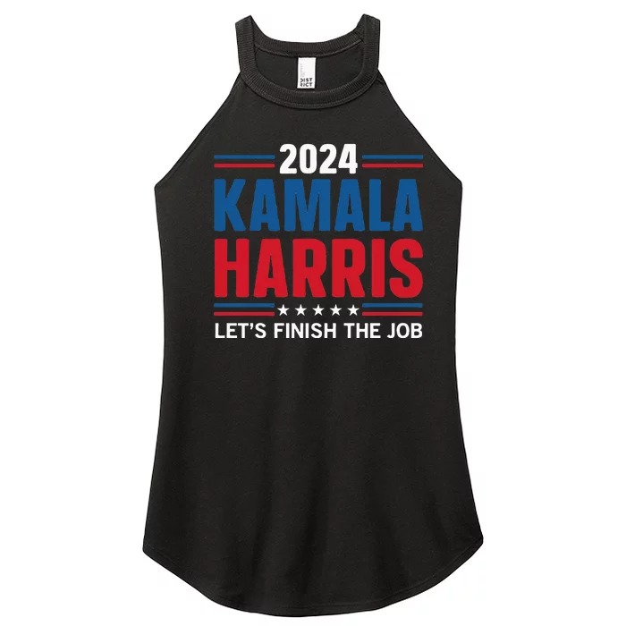 Kamala Harris 2024 LetS Finish The Job Women’s Perfect Tri Rocker Tank