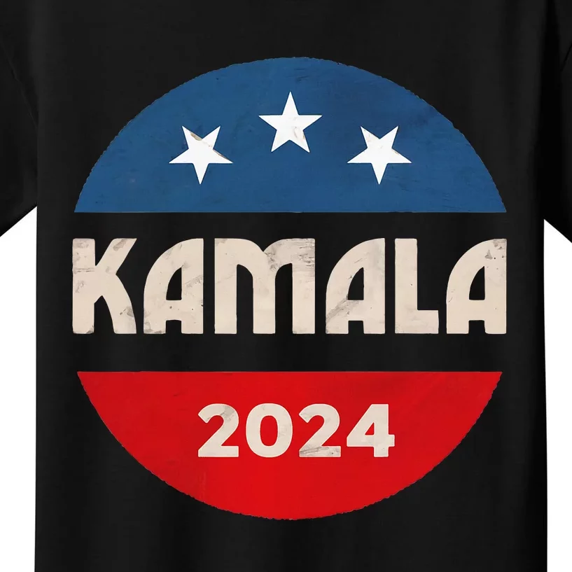 Kamala Harris 2024 For President Campaign Biden Is Out Kids T-Shirt