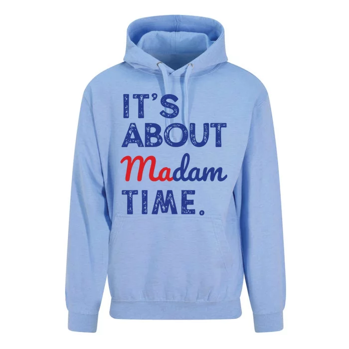 Kamala Harris 2024 Its About Madam Time President Election Unisex Surf Hoodie