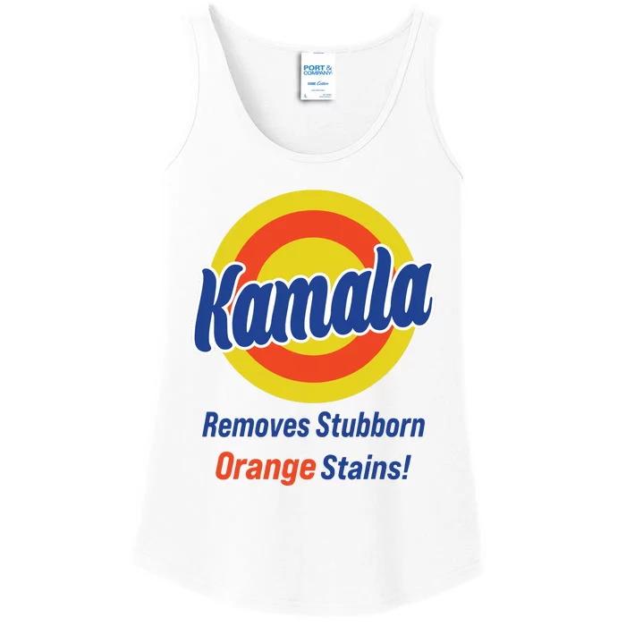 Kamala Harris 2024 Removes Stubborn Orange Stains Ladies Essential Tank